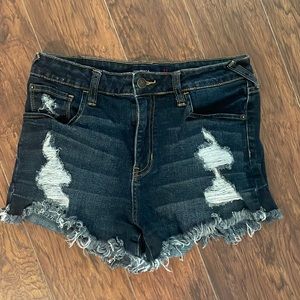 Just USA Dark Wash Jean Shorts size medium